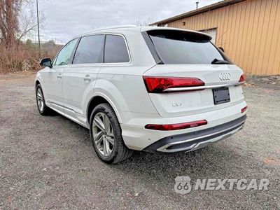 Trzecie zdjęcie samochodu z tyłu: 2021 AUDI Q7 PREMIUM PLUS VIN:WA1LXAF71MD017482 - miniatura
