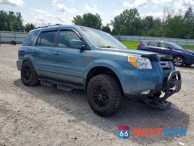 Czwarte zdjęcie samochodu z boku: 2007 HONDA PILOT EXL VIN:5FNYF18547B008802 - miniatura