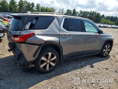 Trzecie zdjęcie samochodu z tyłu: 2019 CHEVROLET TRAVERSE LT VIN:1GNERHKW5KJ147589 - miniatura