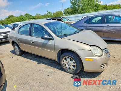 Czwarte zdjęcie samochodu z boku: 2003 DODGE NEON SXT VIN:1B3ES56C23D105829 - miniatura