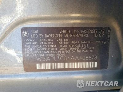 Zdjęcie 12 z 12 samochodu: 2010 BMW 335 XI VIN:WBAPL3C54AA408878 - miniatura