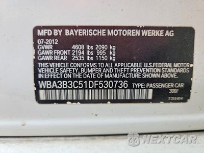 Zdjęcie 12 z 12 samochodu: 2013 BMW 328 XI VIN:WBA3B3C51DF530736 - miniatura
