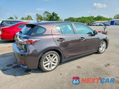 Trzecie zdjęcie samochodu z tyłu: 2014 LEXUS CT 200 VIN:JTHKD5BH8E2188144 - miniatura