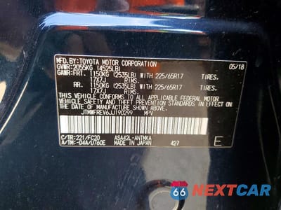 Zdjęcie 13 z 13 samochodu: 2018 TOYOTA RAV4 XLE VIN:JTMWFREV6JJ190299 - miniatura