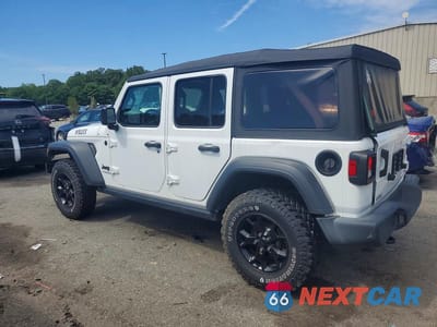 Drugie zdjęcie samochodu z przodu: 2021 JEEP WRANGLER UNLIMITED SPORT VIN:1C4HJXDG3MW511723 - miniatura