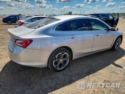 Trzecie zdjęcie samochodu z tyłu: 2021 CHEVROLET MALIBU LT VIN:1G1ZD5STXMF007081 - miniatura