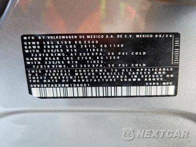 Zdjęcie 13 z 13 samochodu: 2024 VOLKSWAGEN TIGUAN SE VIN:3VV3B7AXXRM136031 - miniatura