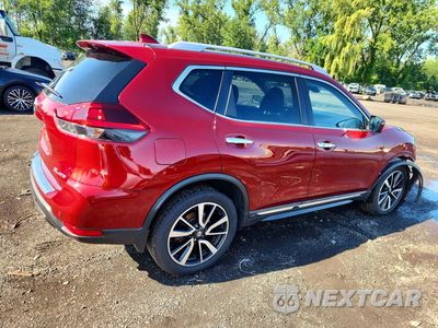 Trzecie zdjęcie samochodu z tyłu: 2019 NISSAN ROGUE SL VIN:5N1AT2MV7KC718560 - miniatura