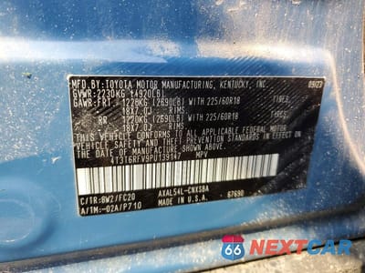 Zdjęcie 13 z 13 samochodu: 2023 TOYOTA RAV4 SE VIN:4T3T6RFV9PU139147 - miniatura