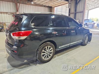 Trzecie zdjęcie samochodu z tyłu: 2014 NISSAN PATHFINDER SL VIN:5N1AR2MM6EC633977 - miniatura