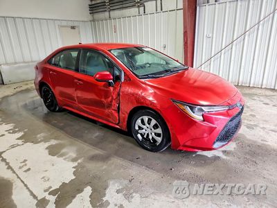 Czwarte zdjęcie samochodu z boku: 2021 TOYOTA COROLLA LE VIN:5YFEPMAE8MP186739 - miniatura