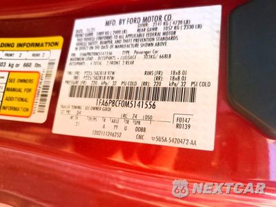 Zdjęcie 12 z 12 samochodu: 2021 FORD MUSTANG GT VIN:1FA6P8CF0M5141556 - miniatura