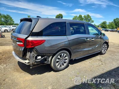 Trzecie zdjęcie samochodu z tyłu: 2022 HONDA ODYSSEY EXL VIN:5FNRL6H70NB021572 - miniatura