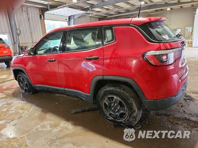 Drugie zdjęcie samochodu z przodu: 2018 JEEP COMPASS SPORT VIN:3C4NJDABXJT398381 - miniatura