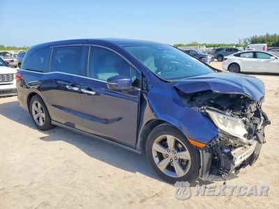 Czwarte zdjęcie samochodu z boku: 2018 HONDA ODYSSEY EXL VIN:5FNRL6H76JB003197 - miniatura
