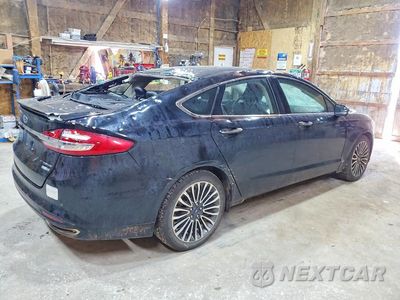 Trzecie zdjęcie samochodu z tyłu: 2018 FORD FUSION TITANIUM/PLATINUM VIN:3FA6P0D95JR226038 - miniatura