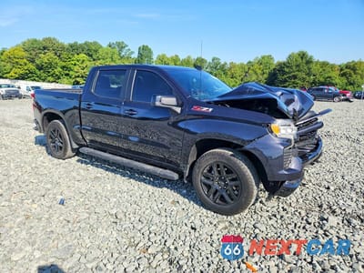 Czwarte zdjęcie samochodu z boku: 2024 CHEVROLET SILVERADO K1500 RST VIN:1GCUDEED7RZ374483 - miniatura