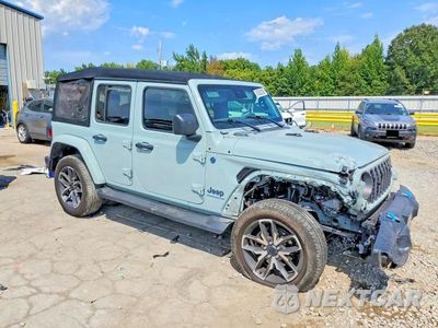 Czwarte zdjęcie samochodu z boku: 2024 JEEP WRANGLER 4XE VIN:1C4RJXN68RW254818 - miniatura