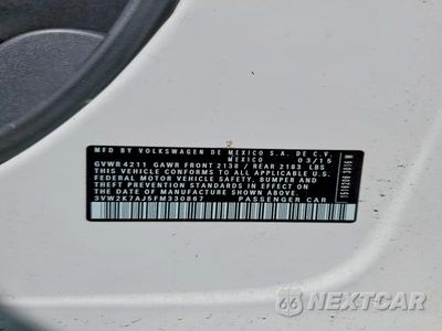 Zdjęcie 12 z 12 samochodu: 2015 VOLKSWAGEN JETTA BASE VIN:3VW2K7AJ5FM330867 - miniatura
