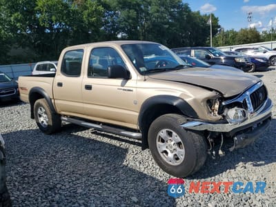 Czwarte zdjęcie samochodu z boku: 2001 TOYOTA TACOMA DOUBLE CAB VIN:5TEHN72N11Z742950 - miniatura