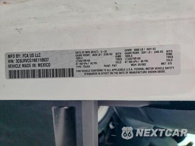 Zdjęcie 13 z 13 samochodu: 2022 RAM PROMASTER 2500 DELIVERY VAN VIN:3C6LRVCG1NE118637 - miniatura
