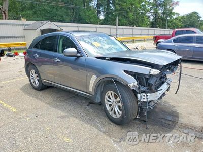 Czwarte zdjęcie samochodu z boku: 2017 INFINITI QX70 BASE VIN:JN8CS1MU0HM142335 - miniatura