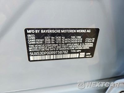 Zdjęcie 14 z 14 samochodu: 2024 BMW X3 XDRIVE30I VIN:5UX53DP00R9T58782 - miniatura