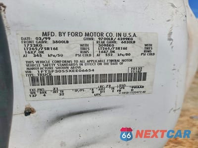 Zdjęcie 12 z 12 samochodu: 1999 FORD F350 SRW SUPER DUTY VIN:1FTSF30S5XEE06654 - miniatura