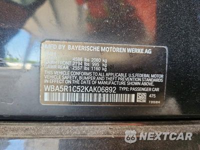 Zdjęcie 12 z 12 samochodu: 2019 BMW 330I VIN:WBA5R1C52KAK06892 - miniatura