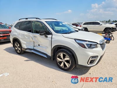 Czwarte zdjęcie samochodu z boku: 2021 SUBARU FORESTER TOURING VIN:JF2SKAXC7MH546697 - miniatura