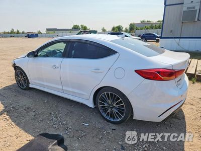 Drugie zdjęcie samochodu z przodu: 2018 HYUNDAI ELANTRA SPORT VIN:KMHD04LB2JU524617 - miniatura