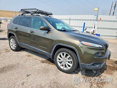 Czwarte zdjęcie samochodu z boku: 2015 JEEP CHEROKEE LIMITED VIN:1C4PJMDS4FW646369 - miniatura
