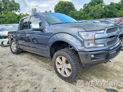 Czwarte zdjęcie samochodu z boku: 2019 FORD F150 SUPERCREW VIN:1FTEW1E45KFB77729 - miniatura