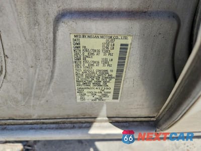Zdjęcie 12 z 12 samochodu: 2007 NISSAN FRONTIER SE VIN:1N6AD09U37C457390 - miniatura