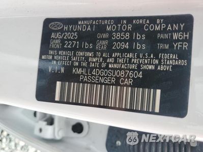 Zdjęcie 12 z 12 samochodu: 2025 HYUNDAI ELANTRA SE VIN:KMHLL4DG0SU087604 - miniatura