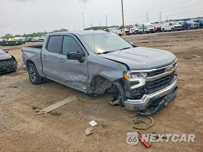 Czwarte zdjęcie samochodu z boku: 2024 CHEVROLET SILVERADO K1500 LT-L VIN:1GCPDKEK2RZ284796 - miniatura
