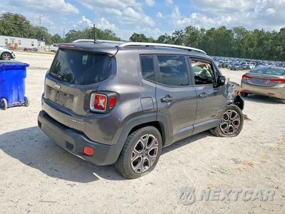 Trzecie zdjęcie samochodu z tyłu: 2017 JEEP RENEGADE LIMITED VIN:ZACCJADBXHPE52538 - miniatura