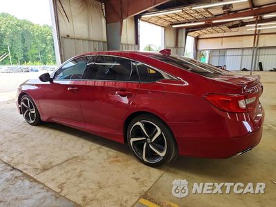 Drugie zdjęcie samochodu z przodu: 2019 HONDA ACCORD SPORT VIN:1HGCV1F33KA033059 - miniatura