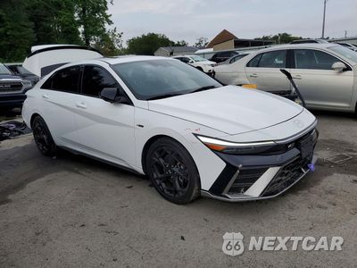 Czwarte zdjęcie samochodu z boku: 2025 HYUNDAI ELANTRA N LINE VIN:KMHLR4DFXSU926938 - miniatura