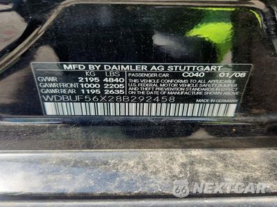 Zdjęcie 12 z 12 samochodu: 2008 MERCEDES-BENZ E 350 VIN:WDBUF56X28B292458 - miniatura