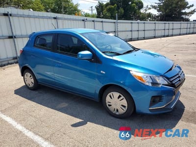 Czwarte zdjęcie samochodu z boku: 2024 MITSUBISHI MIRAGE ES VIN:ML32AUHJ0RH003380 - miniatura