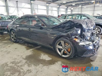 Czwarte zdjęcie samochodu z boku: 2024 GENESIS G80 3.5T SPORT VIN:KMTGB4SD3RU211281 - miniatura