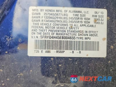 Zdjęcie 13 z 13 samochodu: 2014 ACURA MDX TECHNOLOGY VIN:5FRYD4H45EB004655 - miniatura