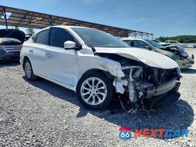 Czwarte zdjęcie samochodu z boku: 2019 NISSAN SENTRA SV VIN:3N1AB7AP0KY299178 - miniatura
