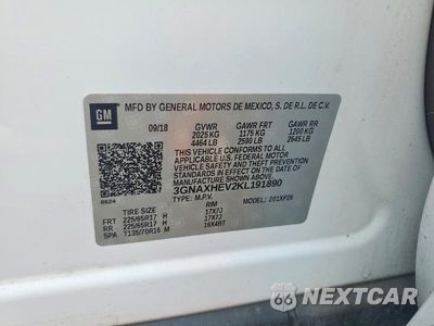 Zdjęcie 14 z 14 samochodu: 2019 CHEVROLET EQUINOX LS VIN:3GNAXHEV2KL191890 - miniatura