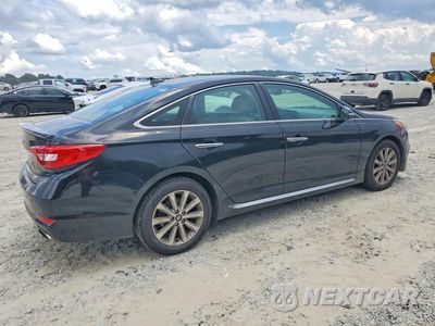 Trzecie zdjęcie samochodu z tyłu: 2017 HYUNDAI SONATA LIMITED VIN:5NPE34AF1HH580297 - miniatura