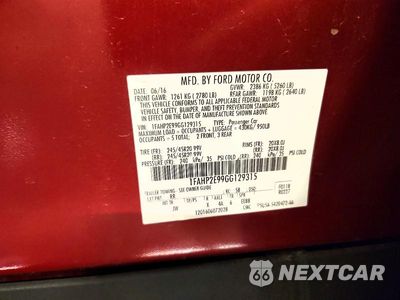 Zdjęcie 12 z 12 samochodu: 2016 FORD TAURUS SEL VIN:1FAHP2E99GG129315 - miniatura