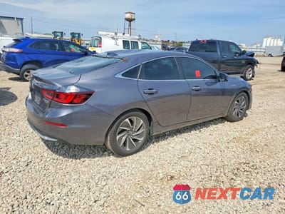 Trzecie zdjęcie samochodu z tyłu: 2019 HONDA INSIGHT TOURING VIN:19XZE4F98KE016205 - miniatura