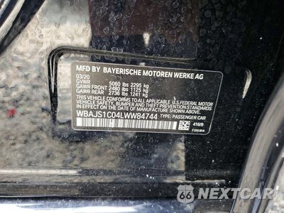 Zdjęcie 12 z 12 samochodu: 2020 BMW 540 I VIN:WBAJS1C04LWW84744 - miniatura