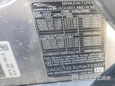 Zdjęcie 13 z 13 samochodu: 2024 JAGUAR F-PACE R-DYNAMIC S VIN:SADCT2EX2RA733037 - miniatura